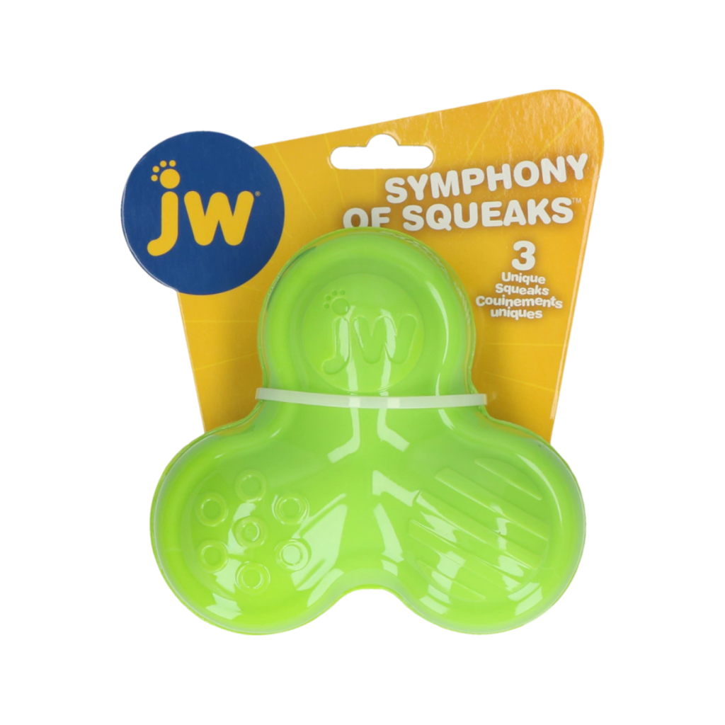 JW Symphony Assorted 3 apitos diferentes - Brinquedo para cachorro