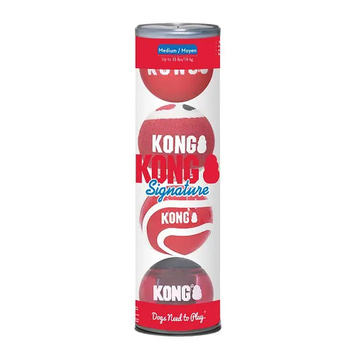 Kong Signature Balls Assorted - Mordidas Leves e Moderadas
