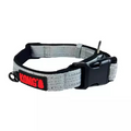 Coleira Kong Reflective Cinza para Cachorros de Médio e Grande Porte