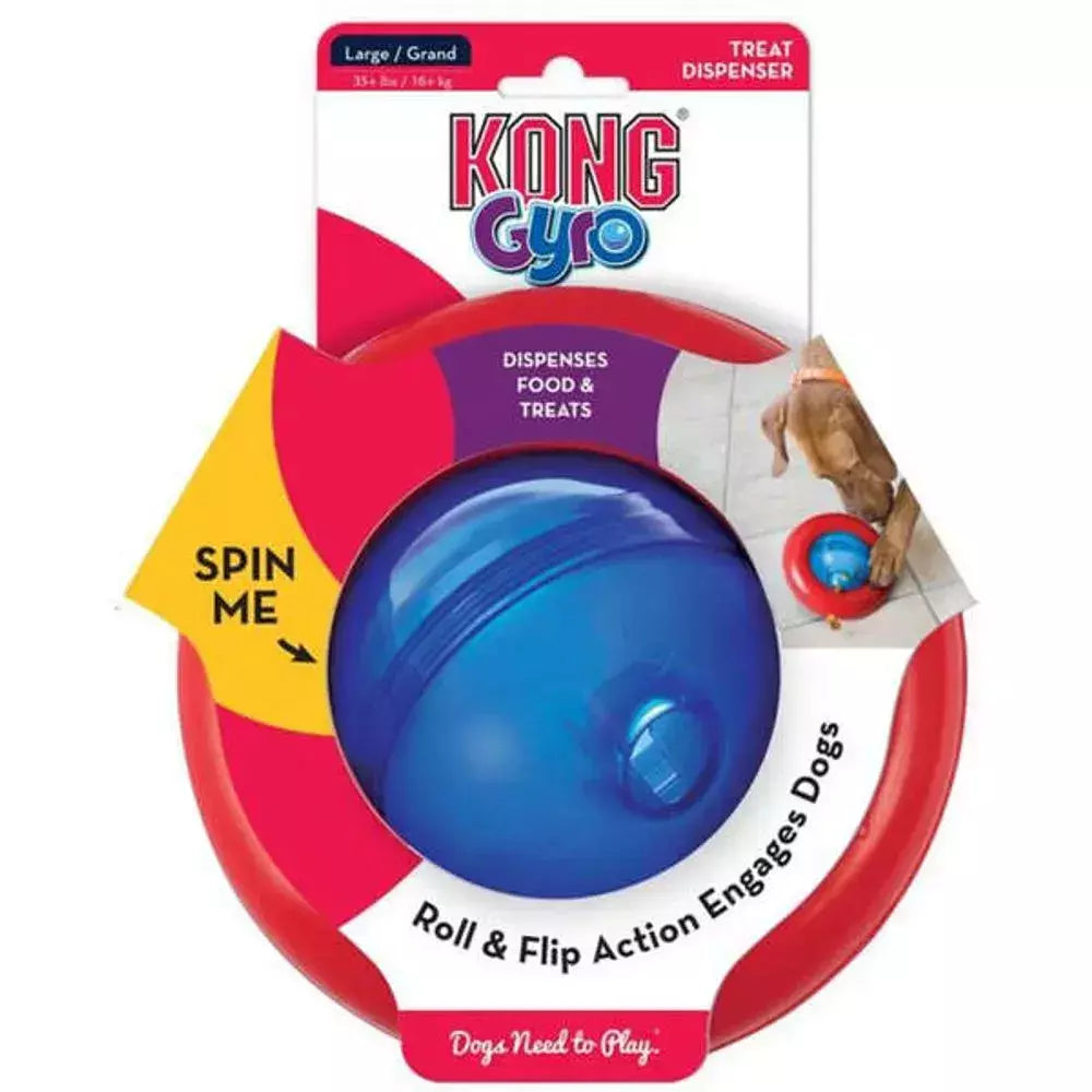 Kong Gyro Briqnuedo Dispenser de Petiscos para Cachorros