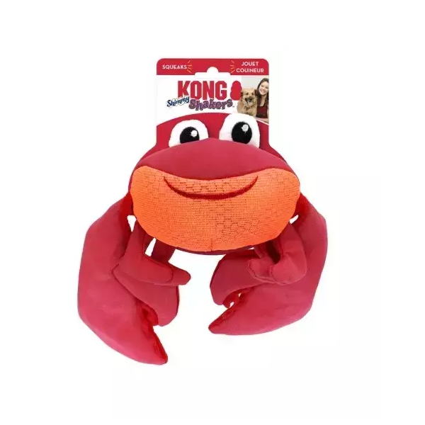 Kong Shakers Shimmy Crab Dog Toy - Pelucia para cachorros