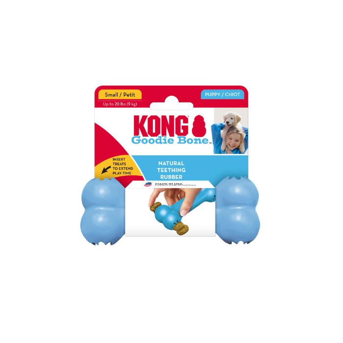 Kong Puppy Goodie Bone Pequeno - Brinquedo para Filhotes