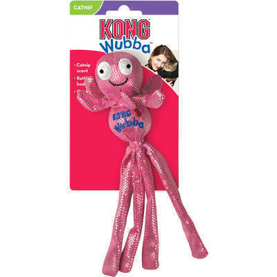 Kong Cat Wubba Octopus Brinquedo Para Gatos