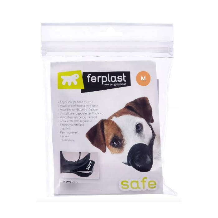 Focinheira Ferplast Safe Médio para cachorros
