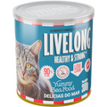 Ração Úmida Livelong Para Gatos Delícias do Mar 300g