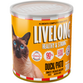 Ração Úmida Livelong Para Gatos Sensíveis Sabor Pato 300gr