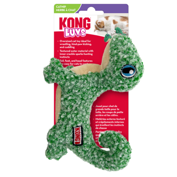Kong Cat Luvs Lizard Pelúcia com Catnip Para Gatos