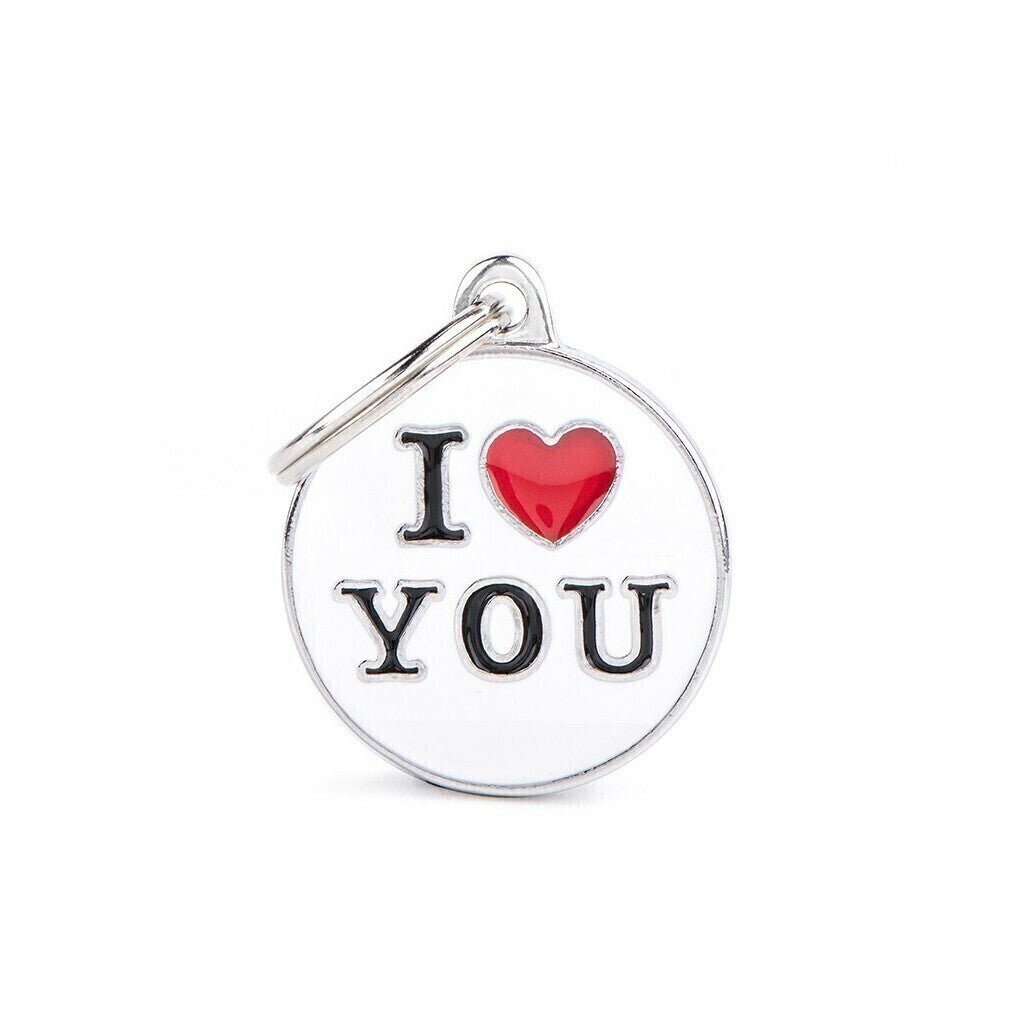 Medalha My Family Charms I Love You