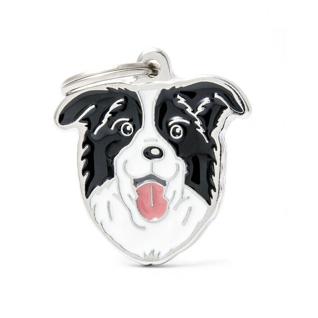 Medalha My Family Border Collie