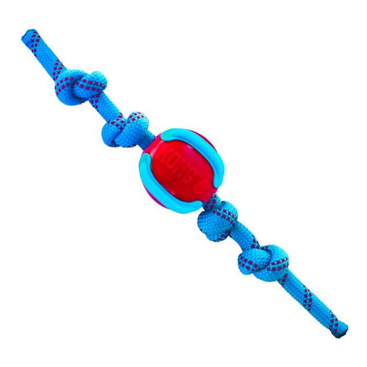KONG Jaxx Brights Ball with Rope