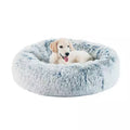 Outward Hound Donut Shag Denim Best Friends Cama Para Cães e Gatos MD 76x76cm
