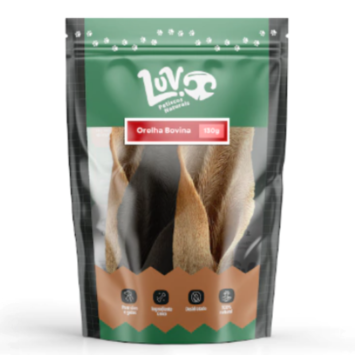 Orelha Bovina Luv 130g