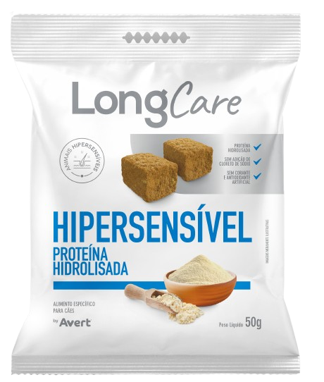 Petisco Funcional LongCare Hipersensível Proteína Hidrolisada para Cães 50g