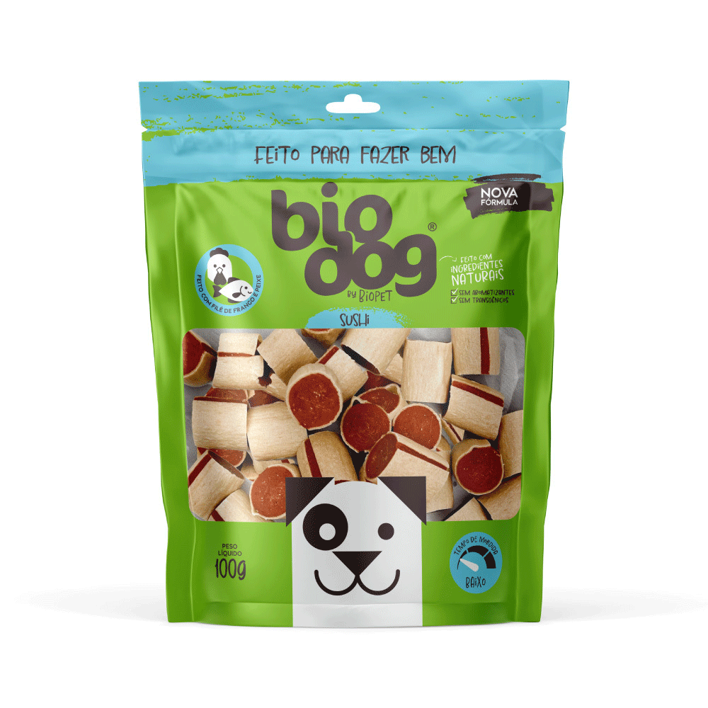 Petisco Gourmet Bio Dog Sushi 100g