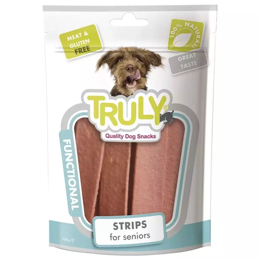 Petisco para cachorro Truly functional tiras senior 100g