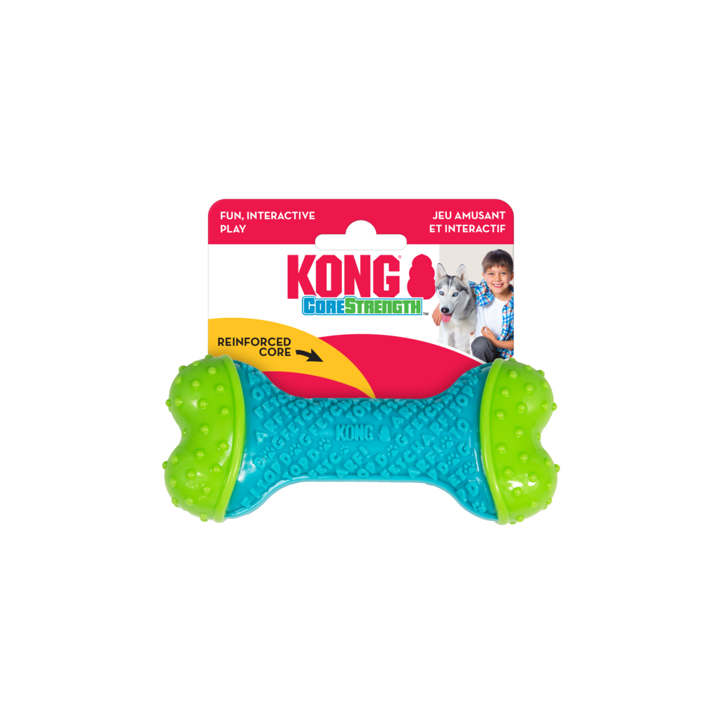 Kong Core Strenght Osso Pequeno - Brinquedo para cachorro