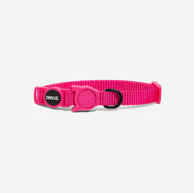 Coleira para gatos ZeeCat Pink Led