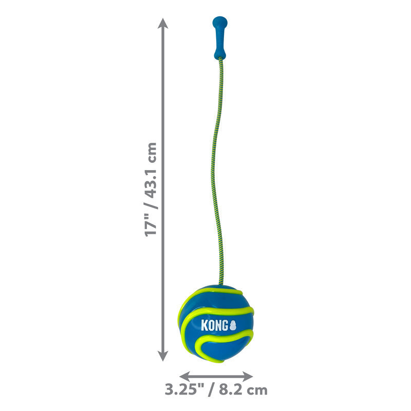KONG Bunji High-Viz Ball Grande - Bola para cachorros