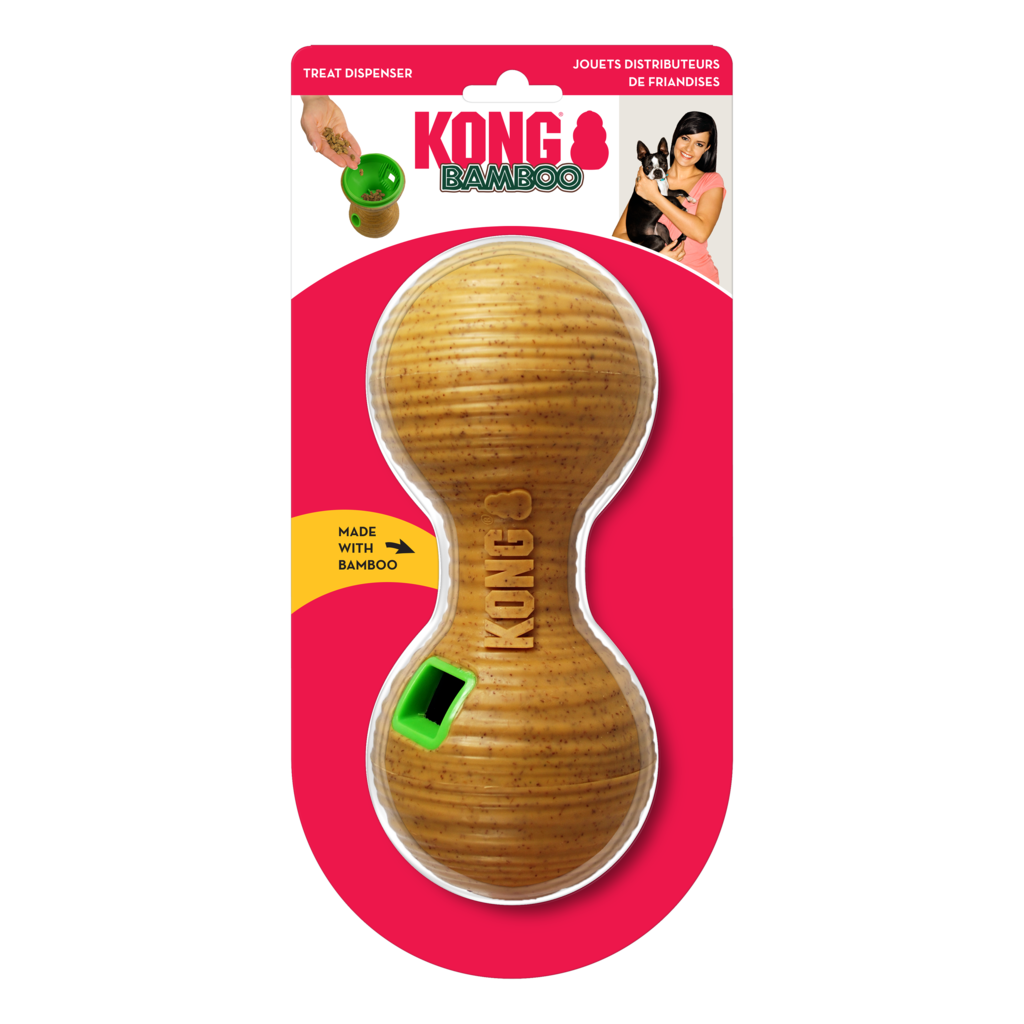 Kong Bamboo Dumbbell Dispensador de Guloseimas