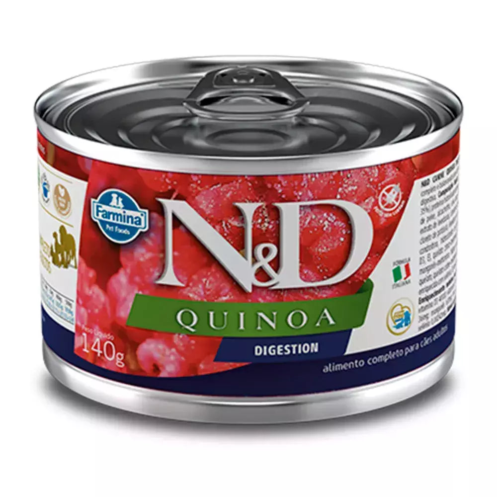 Ração Úmida Farmina N&D Quinoa Cães Digestion 140 g