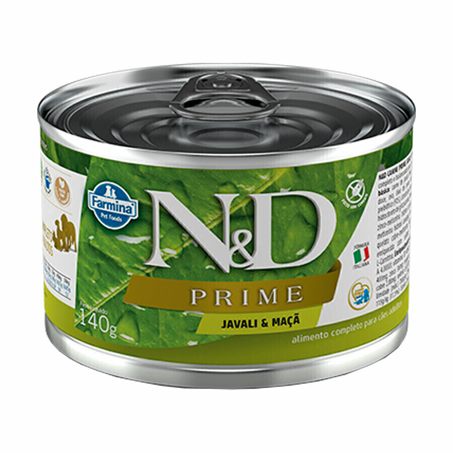 Ração Úmida N&D Prime Cães Javali e Maçã 140 g