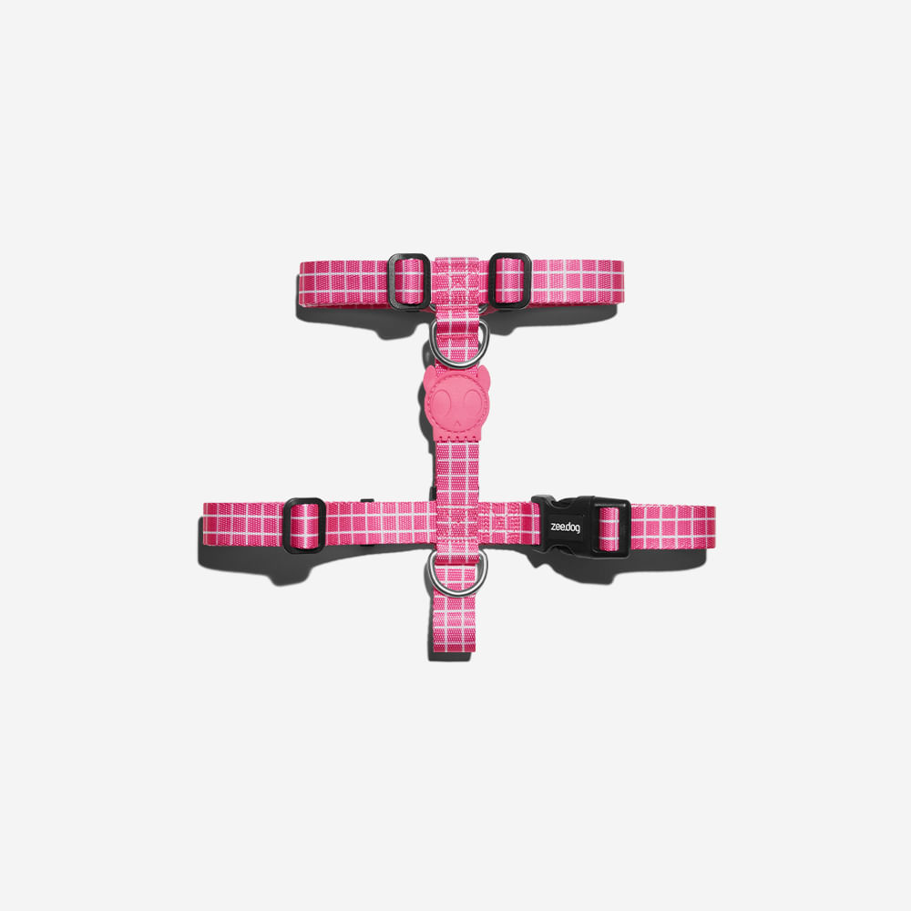 Zeedog Peitoral para Cachorros H Pink Wave