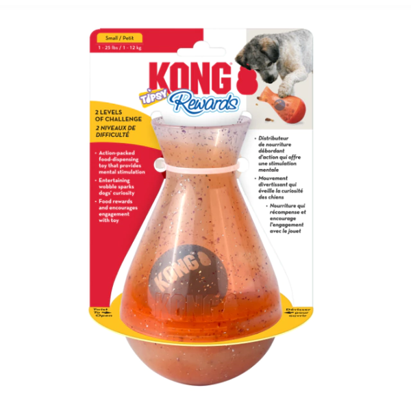 Dispensador de Petiscos Kong Rewards Tipsy Para Cachorro