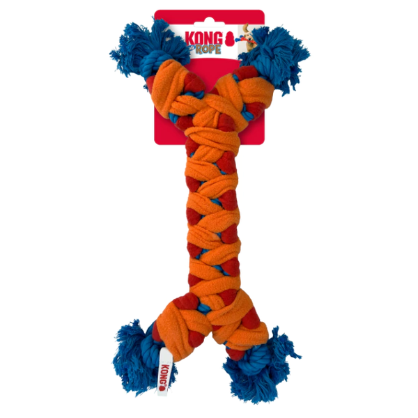 Kong Rope Rally Bone Cabo de Guerra Para Cachorros