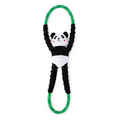 RopeTugz Panda Zippy Paws - Pelúcia Cabo de Guerra para cachorro