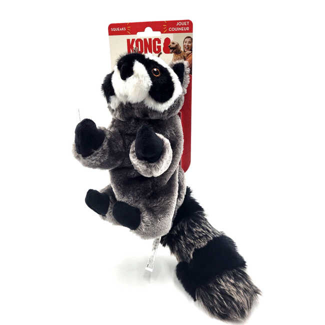 Kong Wild Low Stuff Raccoon
