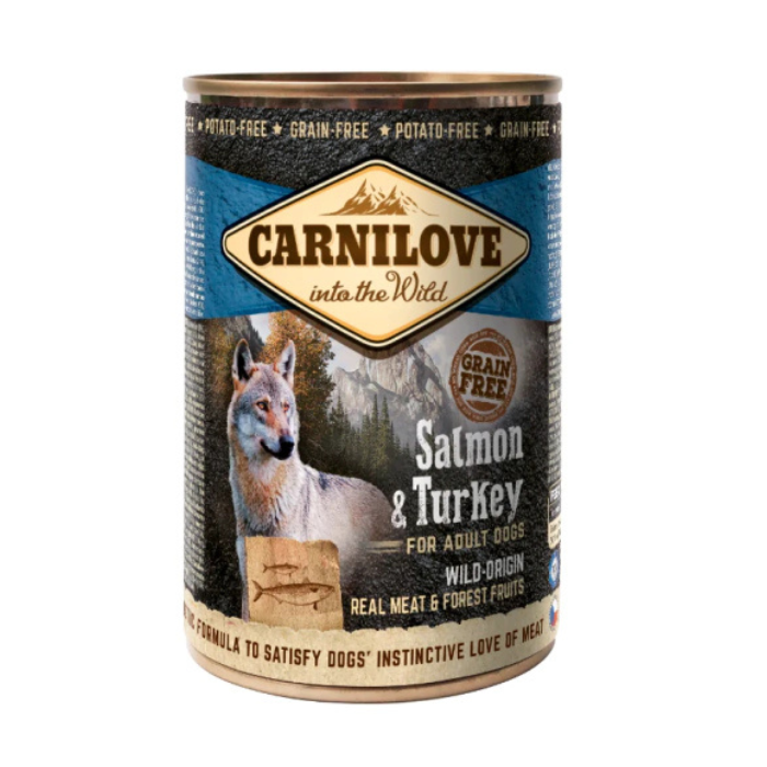 Carnilove Alimento Umido Para Cães Grain-Free de Salmão e Peru 400g