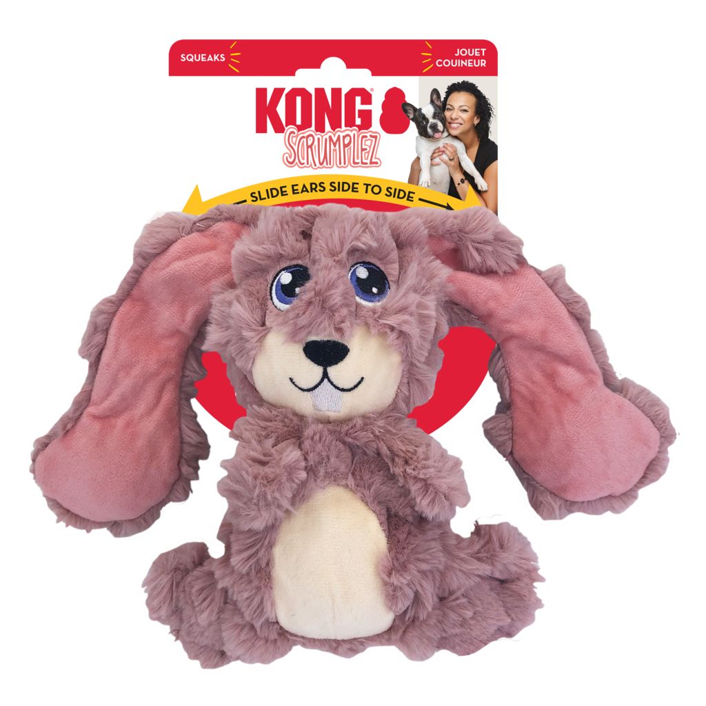 Kong Coelhinho Scrumplez - brinquedo Para cachorro Md
