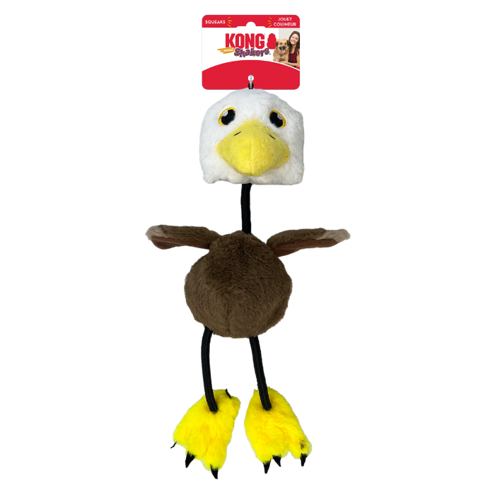Brinquedo para cachorro Kong Shakers Wingz Para Cães M/G - Marrom