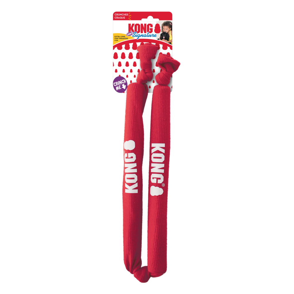 Kong Signature Crunch Rope Double Médio - Brinquedo para cachorro