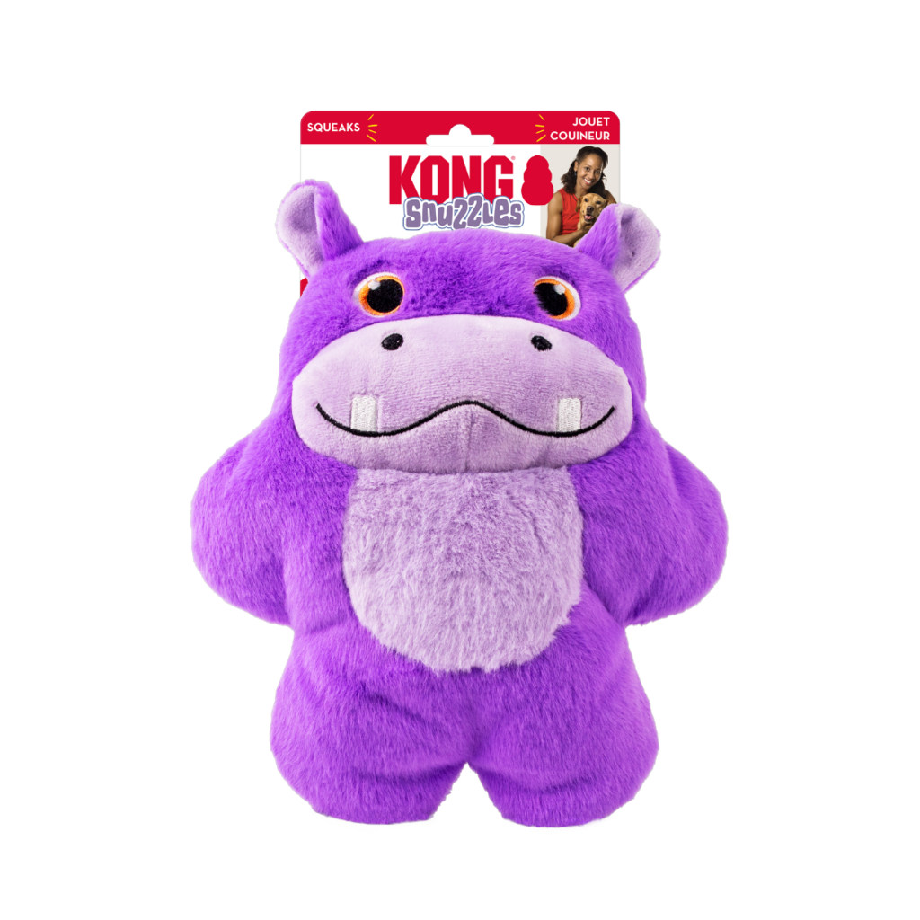Kong Snuzzles Hippo Extra Grande - Pelúcia Grande Para Cães