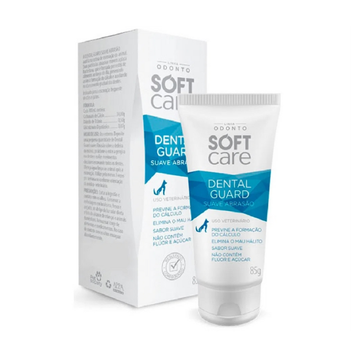 Creme Dental Soft Care Dental Guard Para Cães e Gatos 85g