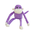 Spencer The Crinkle Monkey Purple Zippy Paws Pelúcia para Cachorro