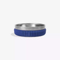 Comedouro Para Cachorros Tuff Bowl Stripes Blue