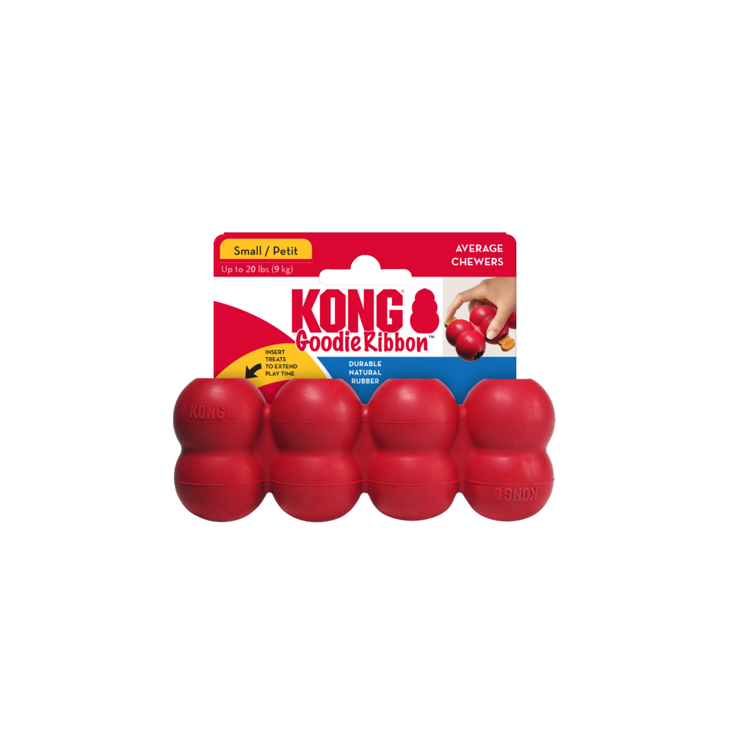 Kong Goodie Ribbon - Brinquedo Recheável para cachorro
