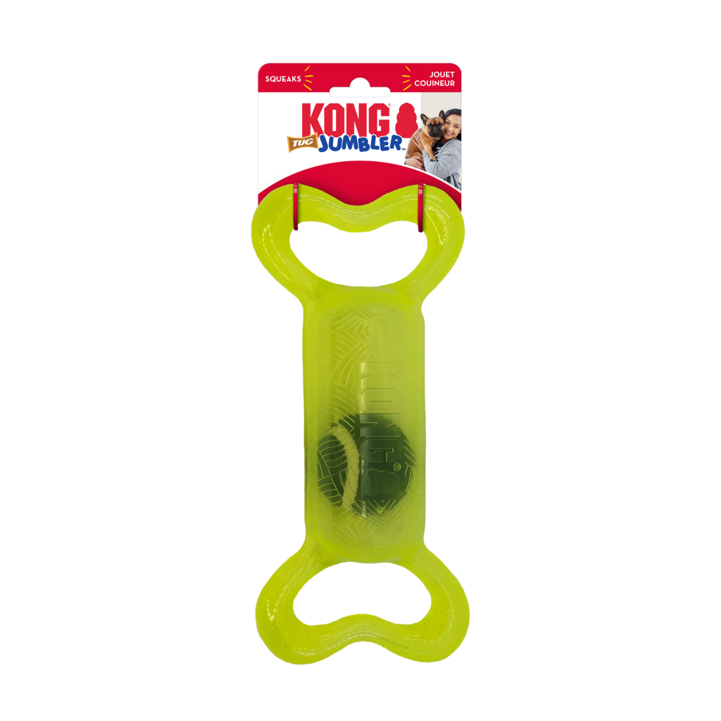 Kong Jumbler Tug Pequeno Cabo de Guerra - Brinquedo para cachorro