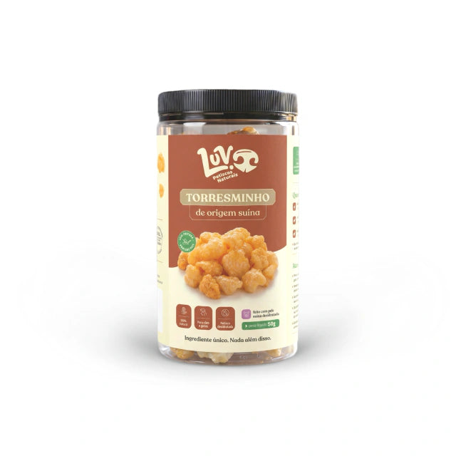 Torresminho Suíno Natural Luv Petiscos 50g