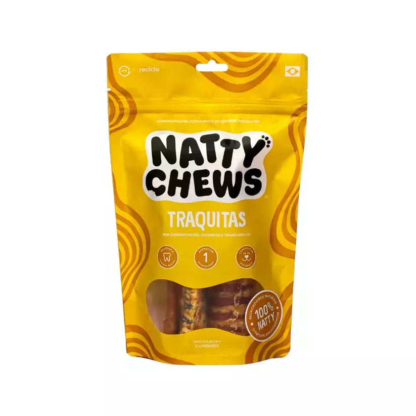 Petisco Traquitas Natty Chews - 2un Traqueia Bovina