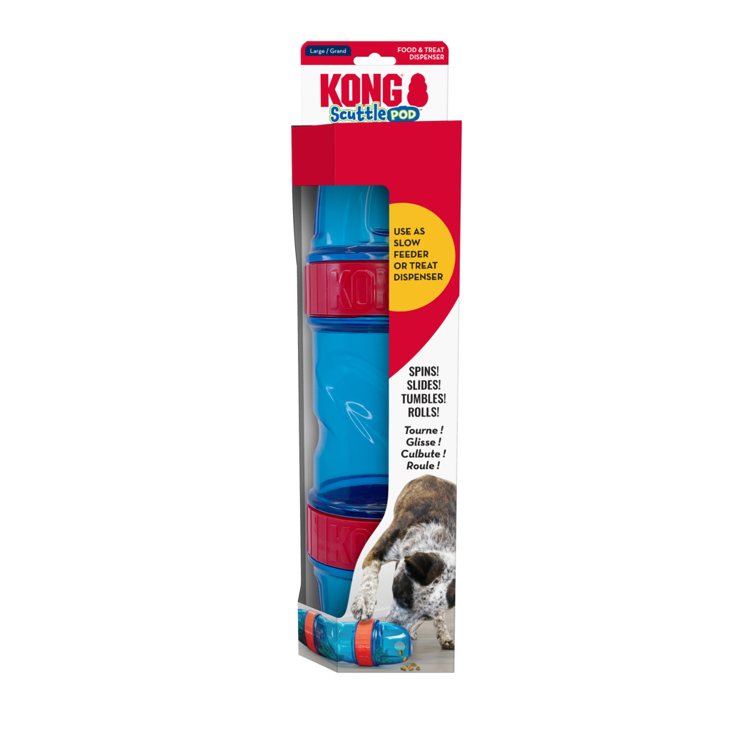 Kong Scuttle Pod - Brinquedo recheável para cachorro