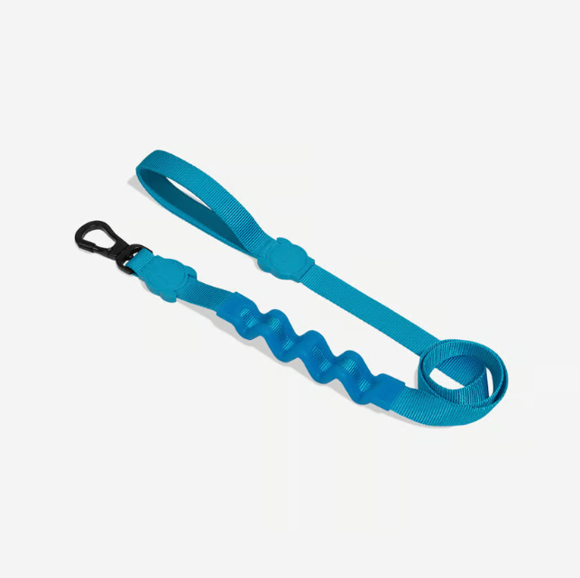 Guia Com Amortecedor Ruff Leash Ultimate Blue Zee Dog