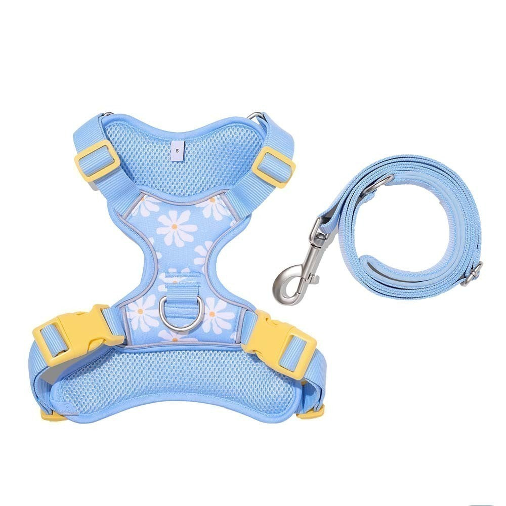 Vetreska Daisy Pet Harness & Leash Set - Peitoral e Guia