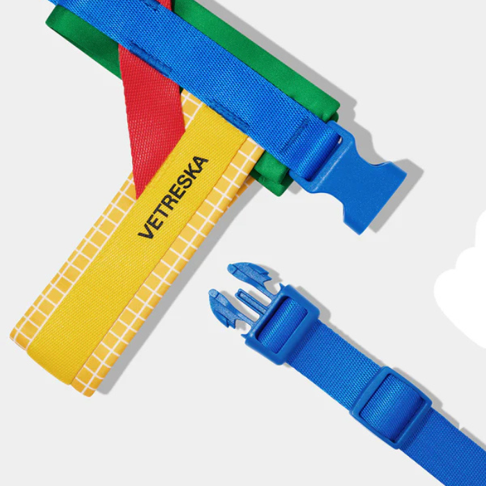 Vetreska Peitoral Chroma e Guia Yellow Conjunto para Cachorro