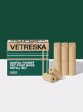 VETRESKA Santal Forest Pet Poop Bags Refill Set (12 Rolls)