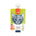 Wanpy Creamy Sache Para Gatos Sabor Atum Frango e Cenoura 90g