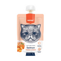 Wanpy Creamy Sache Para Gatos Sabor Salmão Frango e Cenoura 90g