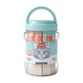Wanpy Creamy Petisco Para Gatos Sabores Sortidos Atum e Salmão + Atum e Bacalhau Pote Com 40 Tubos - 560g